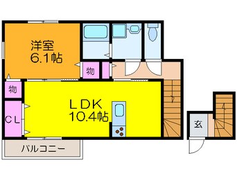 間取図 ソ－レアストロC棟