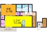 ソ－レアストロC棟 1LDKの間取り