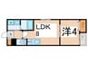 H-maison加美正覚寺XII 1LDKの間取り