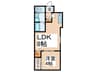 H-maison加美正覚寺XII 1LDKの間取り