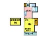 ウインライフ高見の里 1DKの間取り
