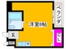 コスモ新洋 1Rの間取り