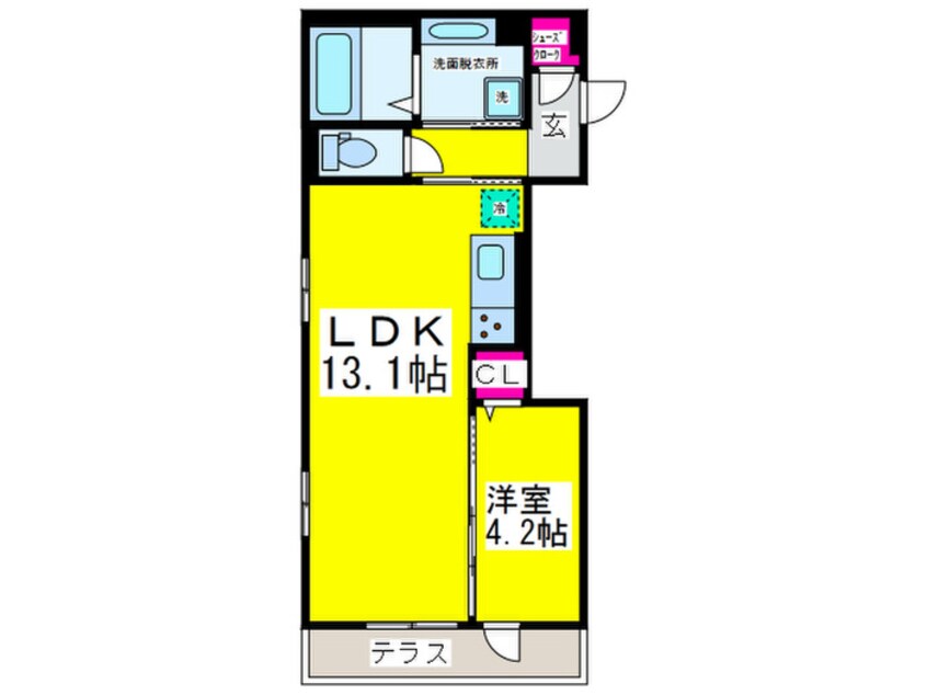 間取図 フェスタ大仙
