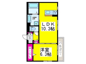 間取図 フェスタ大仙