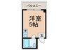 フォレストゲート長居公園 1Rの間取り