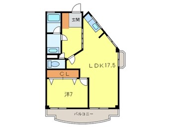 間取図 苦楽園グリーンハイツ