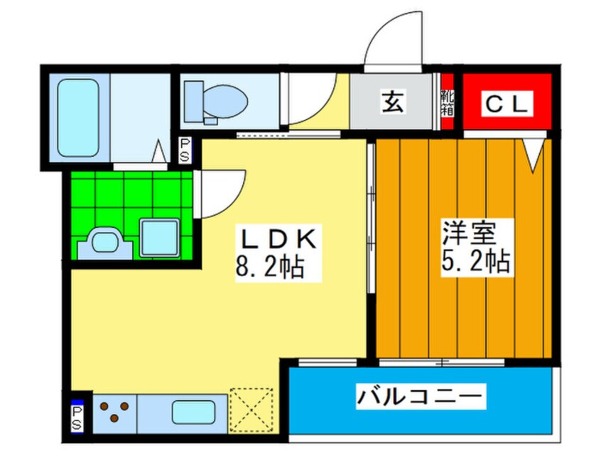 間取図 ピレーネ赤川