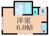 KSコート江坂東 1Rの間取り
