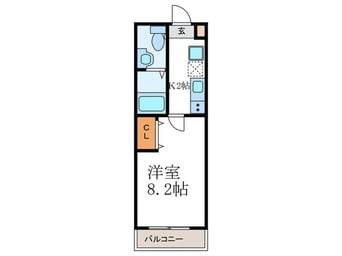 間取図 フラッティ新大宮