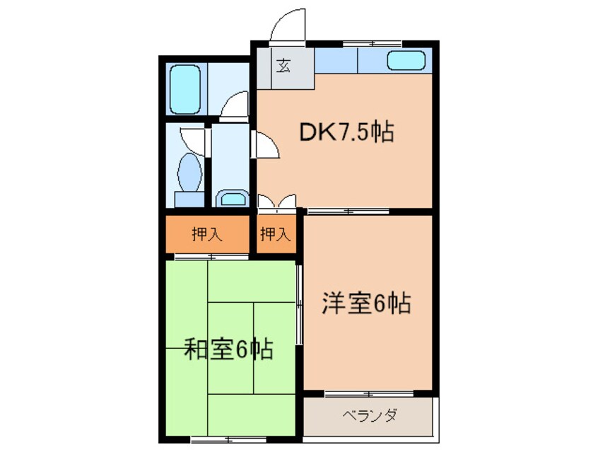 間取図 橋本ビル