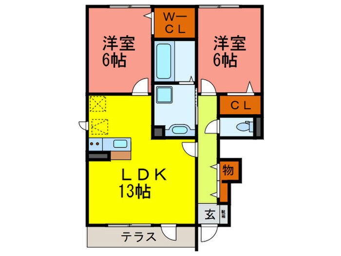 間取り図 グランディオ－ソ