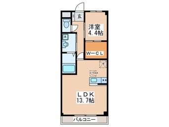 間取図 グランドフィルコース