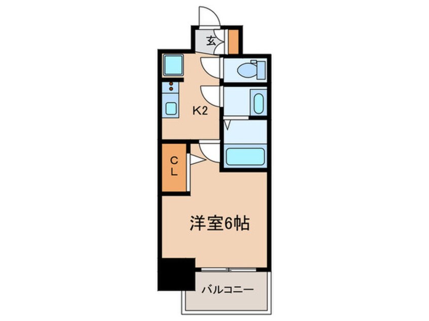 間取図 ﾌｧｰｽﾄﾌｨｵｰﾚ神戸ｽﾍﾟﾗｰﾚ