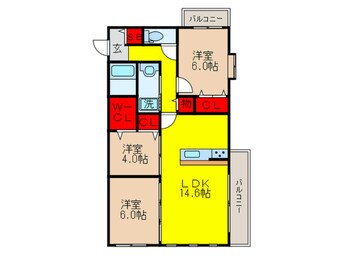 間取図 シェトワ千里山