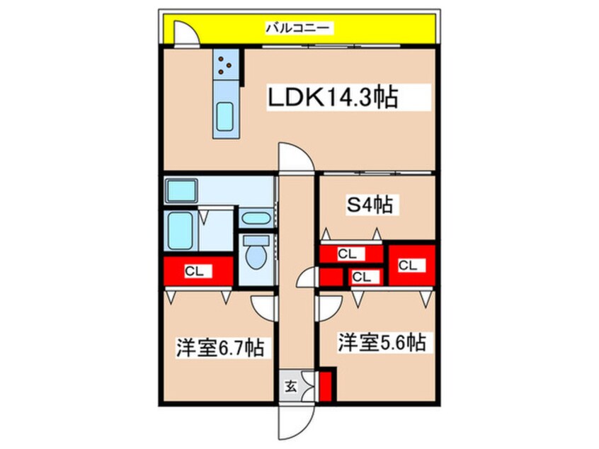 間取図 Casa・Fiore