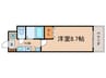 プログレス 1Kの間取り