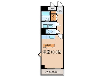 間取図 ウエストクイ－ンズ