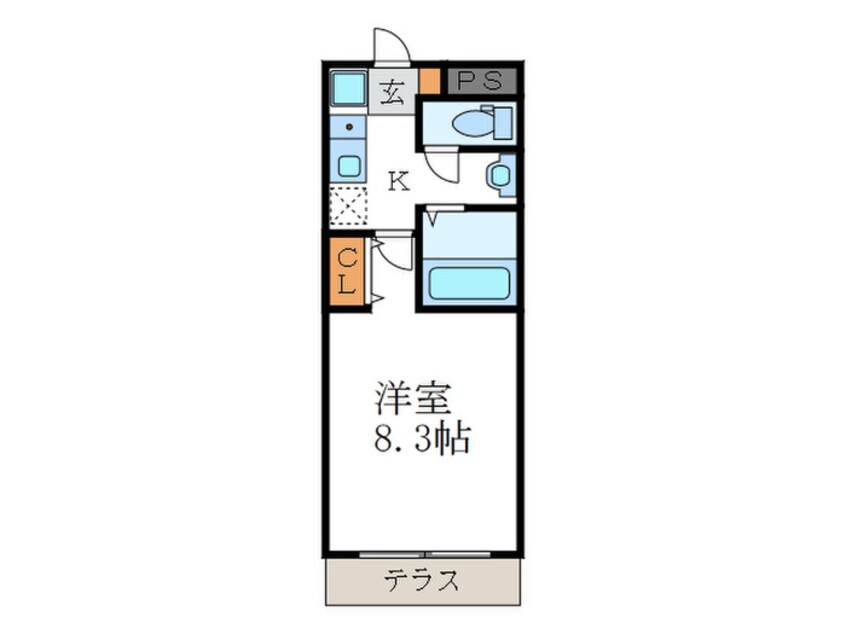 間取図 オフージュ葛野