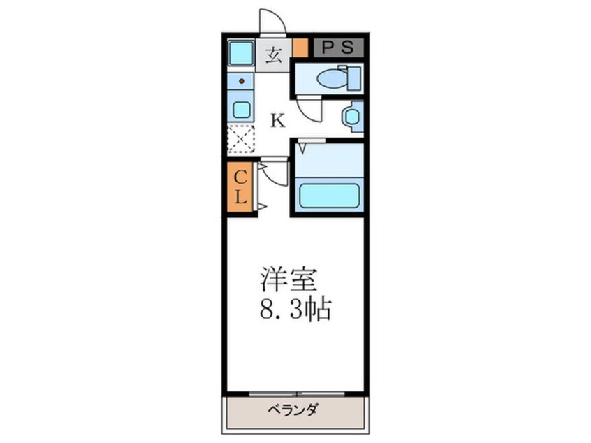 間取図 オフージュ葛野