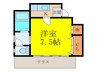ガ－デンハイツ福井Ａ棟 1Kの間取り