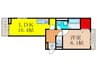仮）ミルト 1LDKの間取り