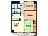 ドミールタチバナ和泉橋本 3LDKの間取り