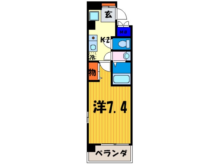 間取図 アルティスタ祇園