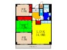 ファミ－ル若園 3LDKの間取り