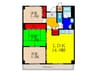 ファミ－ル若園 3LDKの間取り