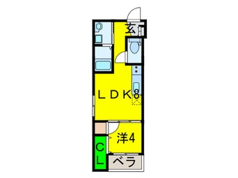 間取図 F maison SQUARE Ⅰ番館
