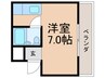 橋本マンション 1Rの間取り