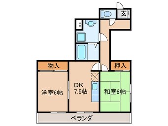 間取図 高照 ハイツ