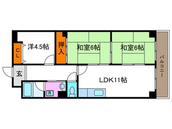 間取図 ロイヤル清涼