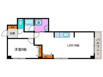 間取図 ロイヤル清涼