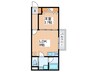 S Apt.門真城垣町 1LDKの間取り