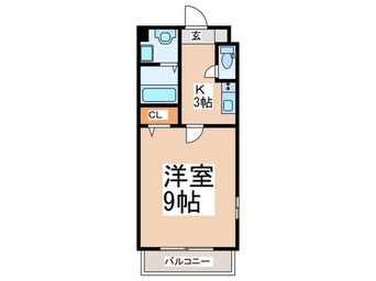 間取図 ステラウッド道明寺Ⅱ