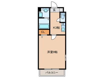 間取図 ステラウッド道明寺Ⅱ