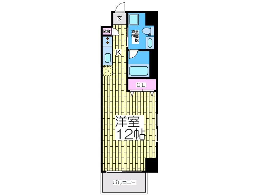 間取図 ｵﾙﾌｪｱ難波南11番館