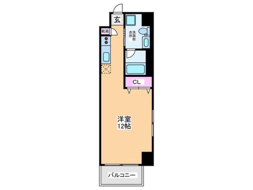 間取図 ｵﾙﾌｪｱ難波南11番館