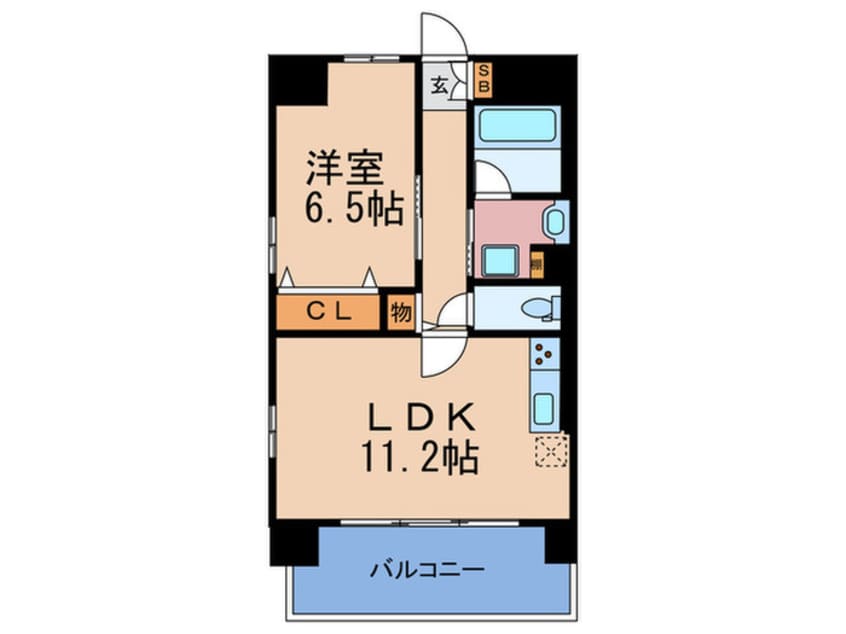 間取図 Vendome梅田北