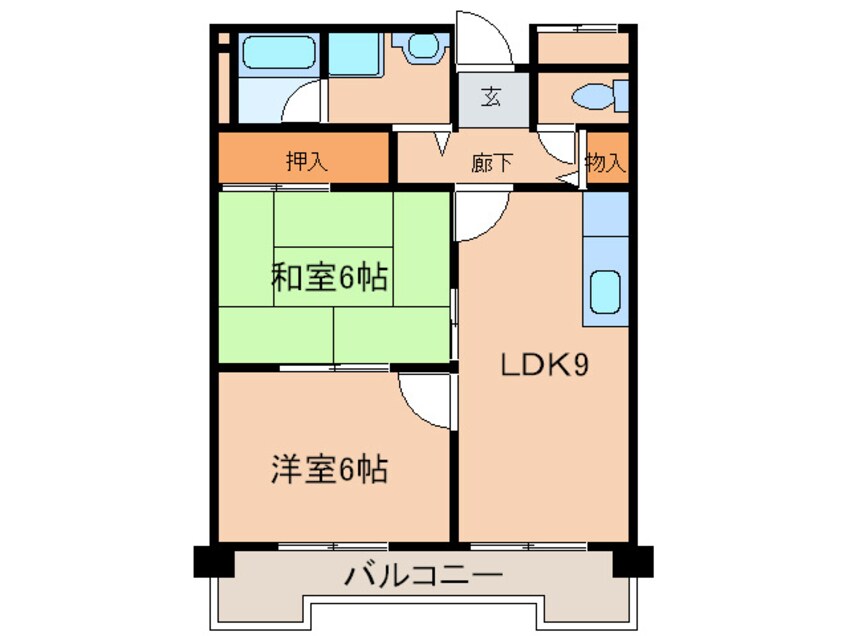 間取図 ルミエール住吉