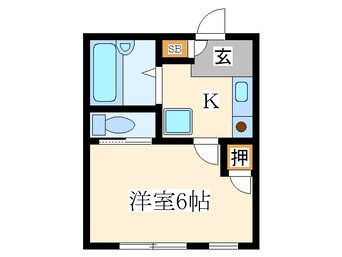 間取図 ハイツ桜川