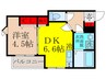 BF maison haut chateau 1DKの間取り