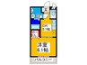 マ－ベラスビレッジ 1DKの間取り
