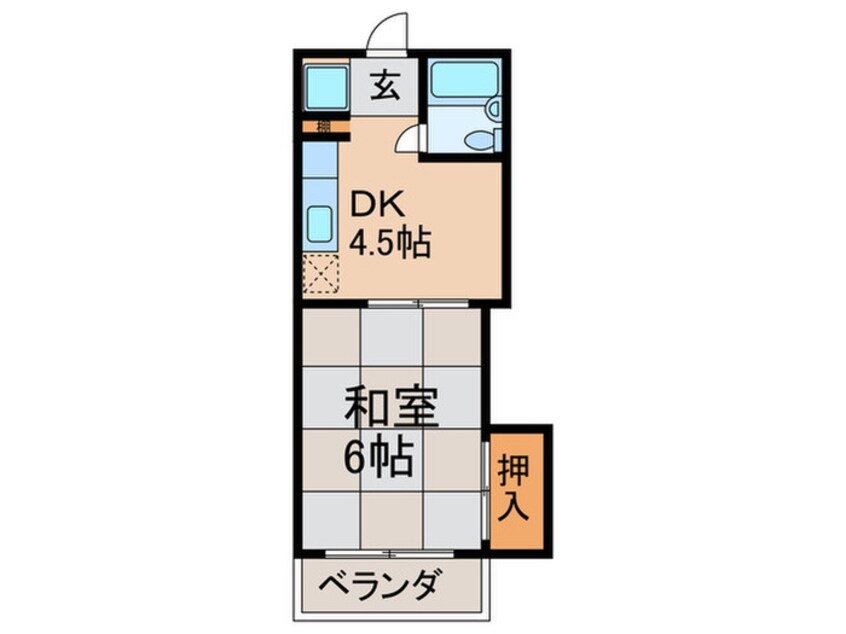 間取図 メゾンナニワ