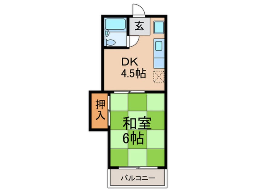 間取図 メゾンナニワ