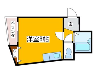 間取図 シティーコート高津エレガンス