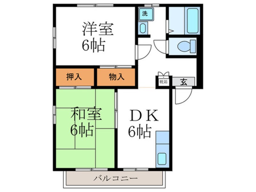 間取図 エステートピア松英Ⅰ