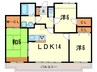 柳本北館 3LDKの間取り