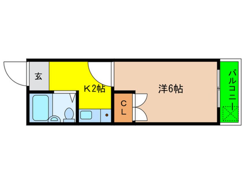 間取図 ヴィラン橋本